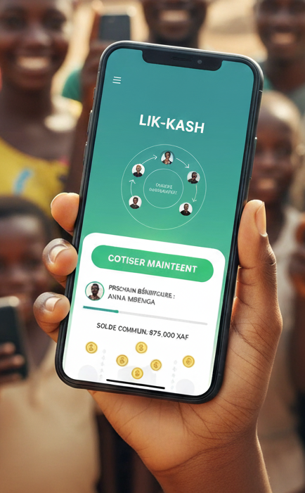 Application mobile LIK-KASH pour la gestion du Likelemba par Mobile Money.